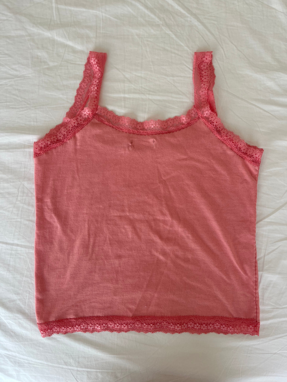 Elsie Lace Cami in Coral